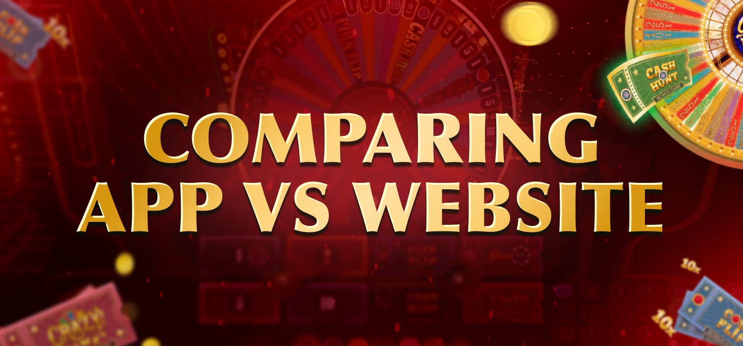 comparing Crazy Time app and online website